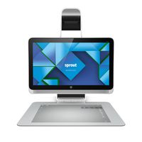 Sprout by HP 23-inch Immersive All-in-One Computer with Stylus and Touch Mat, Intel Core i7-4790S, 8GB RAM, 1TB Hybrid Drive, Windows 10 (23-s310, White)