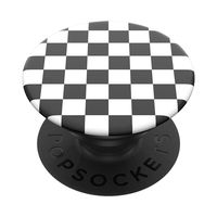 PopSockets: PopGrip with Swappable Top for Phones & Tablets - Checker Black