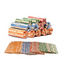 Coin Roll Wrappers - (440 Pack) Assorted Flat Coin Papers Bundle of Quarters Nickels Dimes Pennies