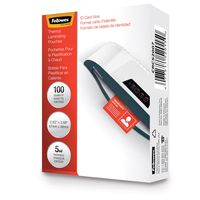 Fellowes Laminating Pouches, ID Tag Size, 5 Mil, 100 Pack (52015)