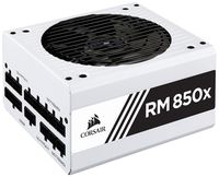 CORSAIR RMX White Series (2018), RM850x, 850 Watt, 80+ Gold Certified, Fully Modular Power Supply - White