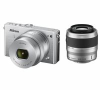 Nikon1 J4 Silver Double Zoom Kit - International Version