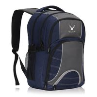 Travel Max Laptop Backpack,Large Capacity Travel Business Campus Carry On Daypack,Water-Resistant College Bookbag Overnight Weekender Bag Rucksack for Men Women, Fits 17 Inch Laptop&Notebook (Blue)