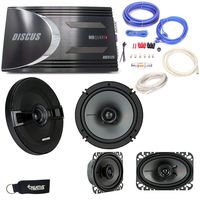 Kicker - 44KSC4604 4x6 Coaxial Speakers, 44KSC6504 6.5" Speakers, a MB Quart DSC-4125 4-Channel Amp & Wire Kit
