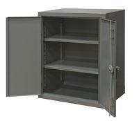 Durham Extra Heavy Duty Welded 12 Gauge Steel Counter Top Cabinet, HDC-244842-2S95,  1200 lbs Shelf Capacity,  24" Length x 48" Width x 42" Height,  2 Shelves