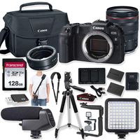 Canon EOS RP Mirrorless Digital Camera with RF 24-105mm USM Lens & EF-EOS R Mount Adapter + Prime Video Accessory Bundle