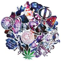 MooFun Vinyl Stickers for Water Bottle Laptops Car Decals Party Supplies Decor 36PCS Waterproof Starry Sky Sticker