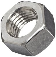 316 Stainless Steel Heavy Hex Nut, Plain Finish, ASME B18.2.2, 5/16"-18 Thread Size, 9/16" Width Across Flats, 19/64" Thick (Pack of 25)