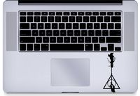 Deathly - Hallows - Harry - Potter - Trackpad - Macbook - Decal - Keyboard