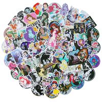 Beautiful Princess Laptop Stickers Various Waterproof Skateboard Car Snowboard Bicycle Luggage Decal 100pcs Best Gift for Daughter, Granddaughter, Niece, Female Friends (Beautiful Princess)