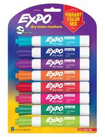 Expo Dry Erase Markers Chisel Tip Vibrant Colors 8 Pack 1931196 Low Odor Ink (1927524)