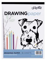 Ucreate 53540-B Drawing Paper, 9" x 12", 36 Sheets, 50 lb.
