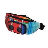 The #1 Fannypack with Speakers. Bluetooth Fanny Pack for Parties/Festivals / Raves/Beach / Boats. Rechargeable, Works with iPhone & Android. #1 Bachelorette Party Gift (Rainbow, 2018 Edition)