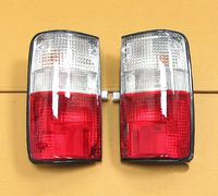 Toyota Hilux Pickup Truck 4x2 4x4 89 - 95 Clear - Red Tail Lights Premium Oem Pair 90 91 92