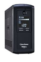 CyberPower CP1000AVRLCD Intelligent LCD UPS System, 1000VA/600W, 9 Outlets, AVR, Mini-Tower