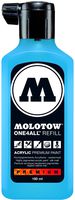 Molotow ONE4ALL Acrylic Paint Refill, For Molotow ONE4ALL Paint Marker, Shock Blue Middle, 180ml Bottle, 1 Each (692.161)
