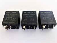 AMERICAN ZETTLER AZ988-1AT-12DSEC3R AZ988 Series 30 A SPST 12 VDC Micro-ISO PCB Terminal Automotive Relay - 3 Item(s) (3)