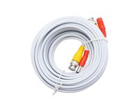 SPT Security Systems 93-VP50W 50' Premade Premium Siamese Power & Video Cable (White)