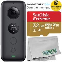 Insta360 ONE X Action Camera with SanDisk Extreme 32GB microSDHC Memory Card Bundle