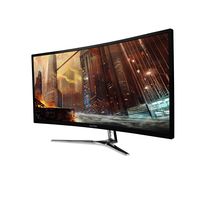 VIOTEK GN34C 34 Inch Curved Gaming Monitor WQHD 3440 x 1440 Widescreen High Definition 100hz Samsung VA Panel with HDMI DVI DisplayPort for PC Gaming Xbox PS4