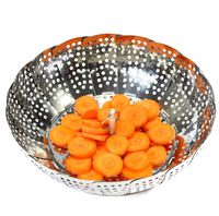 Chef Craft 21522 Classic Stainless Steel Steamer Basket, 1 Pack, Grey