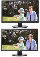 HP 24uh 24" Full HD LED Backlit LCD Monitor 2-Pack