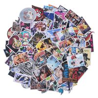 One Piece Stickers, 200 Pcs Anime Stickers, Cool Stickers Waterproof Vinyl Stickers Water Bottle Stickers Motorcycle Skateboard Stickers Laptop Stickers Decor Gift for One Piece Enthusiast Teen