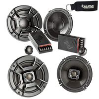 Polk Audio - A Pair of DB6502 6.5" Components and DB652 6.5" Coax Speakers - Bundle Includes 2 Pair