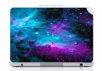 Laptop VINYL DECAL Sticker Skin Print Nebula Galaxy Space Design Pattern Print fits 15.6" Laptop (15-d038dx)