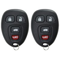 KeylessOption Keyless Entry Remote Control Car Key Fob Replacement for 15252034 (Pack of 2)