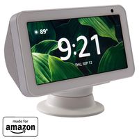"Made for Amazon" Premium Tilt + Swivel Stand for the Echo Show 8 - White