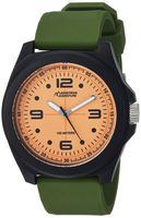 Armitron Adventure Men's AD/1012ORBKGN Luminous Dial Army Green Silicone Strap Watch
