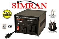 Simran AC-300 Step Up/Down Voltage Converter Transformer 110V/220V - 300 Watts