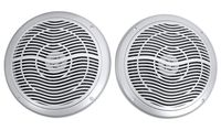 Rockville Pair 8" 800 Watt Waterproof Marine Boat Speakers 2-Way Silver, 8 inch (RMC80S)