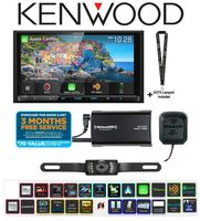 Kenwood Excelon DNX996XR 6.8" HD Navigation DVD Receiver with SiriusXM Satellite Radio Tuner SXV300V1 & License Plate Style Backup Camera Bundle with Sound of Tri-State Lanyard