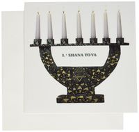 3dRose A Beautiful New Year - Greeting Cards, 6 x 6 inches, set of 6 (gc_24519_1)