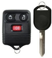 KeylessOption Keyless Entry Remote Control Fob Uncut Blank Car Ignition Key For GQ43VT11T, CWTWB1U345
