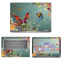 decalrus - Protective Decal Butterfly Skin Sticker for HP EliteBook X360 1030 G2 (13.3" Screen) case Cover wrap HPelitebk1030g2-39