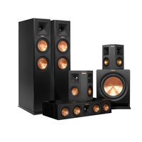 Klipsch RP-260F Home Theater System Bundle (Ebony) with Yamaha RX-A850