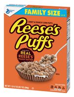 Reese's Puffs Cereal, Chocolate Peanut Butter, with Whole Grain, 20.7 oz