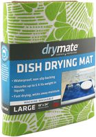 Drymate Dish Drying Mat, Premium XL (19 Inches x 24 Inches) Kitchen Dish Drying Pad - Absorbent/Waterproof - Machine Washable (Made in the USA) (Surf Green 3)