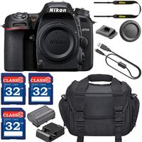 Nikon D7500 DSLR Camera (Body Only) with 3 Memory Card Bundle