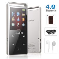 MP3 Player,8GB MP3 Player with Bluetooth 4.0, ValoinUS Lossless Sound Music Player Multifunction MP3 Player with FM Radio Voice Recorder Pedometer for Walking,Support up to 128GB