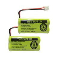 BAOBIAN 2.4V Rechargeable Cordless Phone Batteries Compatible with for AT&T/Lucent BT-18433 BT-184342 BT-28433 BT-284342 BT-6010 BT-8000 BT-8001 BT-8300 Empire CPH-515D CPH515D(Pack of 2)
