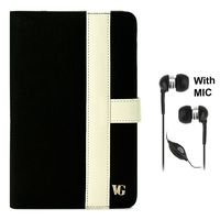 Canvas Limited Edition Travel Proffesional Portfolio Carrying Cover Protective Case for Kindle Fire Full Color 7 inch Multi Touch Display, Wi Fi and Handsfree with Mic