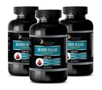 Blood Flow Increasing Supplements - Blood Sugar Support 600 MG - Cardiovascular Health - Alpha lipoic Acid Cinnamon - 3 Bottles 180 Capsules