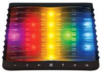 iHome iBT751 Color Changing Bluetooth Stereo Speaker with Disco Rear Projection Lighting