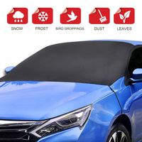 ALTITACO Car Windshield Snow Cover, Frost Guard Protector, Magnetic Windshield Snow Frost Ice Cover Sunshade Snow Covers with Elastic Hooks Fits Most Car, SUV, Truck, Van or Automobile with 83"x49.2"