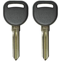 qualitykeylessplus Two Replacement Transponder Chip Keys PK3+ B115PT for GM Vehicles with Free KEYTAG
