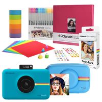 Polaroid Snap Touch Instant Digital Camera (Blue) Scrapbook Kit with Eva Case